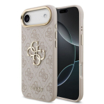 Guess Big 4G Klassikaline Logo Kate iPhone 17 Air 6.5" Roosa Kuld