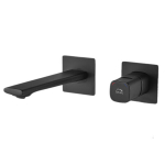 S&uuml;vistatav vannitoa kraan Laveo Tores klik-klak s&uuml;steemiga, Black