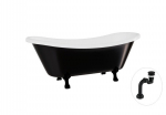 Vann Besco Amelia B&W 190, Black/White+Black, sifooniga Klik-klak Black
