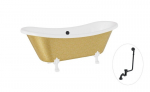 Vann Besco Amelia Glam 190, Gold+White, sifooniga &uuml;levooluga Klik-klak Black