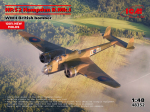 Liimitav mudel ICM 48352 WWII British bomber HP.52 Hampden B.Mk.I 1/48