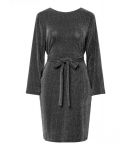 Pieces naiste kleit 17160698*01, must/h&otilde;bedane 5715825733099