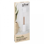 Vabalt seisev tualettpaberi hoidja Natureo White 64.5cm