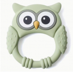 Silikoonist Owl n&auml;rimislelu, roheline, 1 tk