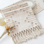 Boho lauakate lipsudega, 12x90 tolli, magamistuppa, 1 tk