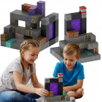 Magnetilised klotsid, kuubikute komplekt lastele, 100 tk., Magnetinės kaladėlės, kubų rinkinys vaikams, 100 el.