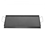 Grillplaat, 81.2x35.6 cm, Must, S&uuml;sinikteras