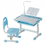 Lastelaua ja tooli komplekt 70x51x53-71 cm sinine, reguleeritav, panipaigaga