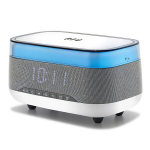 Nutikas &auml;ratuskell Bluetooth-k&otilde;lari ja juhtmevaba laadimisega, valge