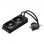CPU vedelikjahuti, 283x120x56 mm, must, ABS alumiinium