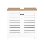 Valamu alune kapp 60x30x59cm., valge/heledapruun