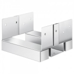 Posti alus, 10 tk, 139.5x141.5x80.7 cm, tsingitud s&uuml;sinikteras