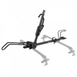 Katuse jalgrattahoidja, 167x28x103 cm, must, kokkupandav alumiinium