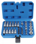Satra Torx mutriv&otilde;tmed 3/8" - 34-osaline komplekt