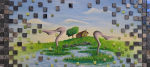 Maal "Mosaiik" 40 x 85 cm
