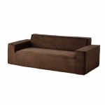 Diivan, 2110 mm moodne veluurkangast diivan, 97x211x73 cm, pruun