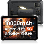 Tahvelarvuti Blackview Active 7 4G AI, 11" FHD+ IPS 24 GB + 128 GB/SD 2 TB, Android 15, 10000 mAh, 20MP + 16MP, NFC - Must