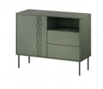 Cama MEBLE TRESSE 1D2S Kummut 100&times;40&times;75 Matte roheline