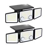 P&auml;ikesepatareiga LED-v&auml;lisvalgustid Qsmile, 2 tk