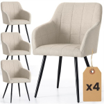 4 tooli komplekt Akord Luxano, hall
