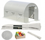 Vastupidav valge kasvuhoone tunneli kile 2&times;3&times;2 m &ndash; 6 m&sup2;, 3 osa