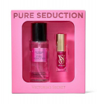 Victoria's Secret komplekt: Pure Seduction mini kehasprei ja toitev huule&otilde;li, 75 ml