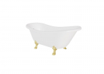 Vann Besco Otylia 160, White+Gold (ilma sifoonita, &uuml;levooluavaga)
