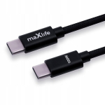 Maxlife Usb-c - Usb-c 1m 100w laadimiskaabel