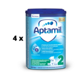 Piimasegu APTAMIL 2, alates 6 kuust, 800 g x 4 tk. pakett
