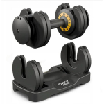 Reguleeritav hantel alusega, 2&ndash;11,5 kg, 12 kg, must