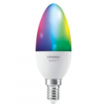 LEDVANCE SMART+ WiFi LED k&uuml;&uuml;nlalamp E14, 4.9 W, RGBW, 470 lm
