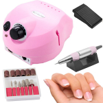 K&uuml;&uuml;nepuur Nail Drill, 65W + otsikud