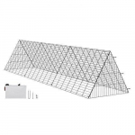 Suur metalllindude puur/tunnel 300 x 71 x 61,5 cm