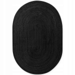 Hanse Home džuudist punutud must vaip 160x230 &ndash; looduslik stiil, modernne ilme
