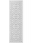 Hanse Home Rosel kahepoolne vaipkoridor 80x250 cm &ndash; valge/hall, sise- ja v&auml;listingimustesse