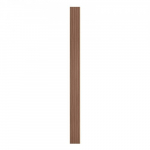 Akustilised seinapaneelid, puidust liist, 245x16.6x0.9 cm, hall tamm, WPC materjal