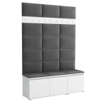Luton 3 iseseisev riidestange &ndash; elegantne hall panipaik &rsquo;ilt