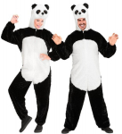 "PANDA PEHME PL&Uuml;&Uuml;SIGA VIIMISTLUSEGA" (kapuutsi ja maskiga kombinesoon)