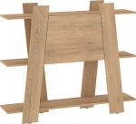 VIA-04 avatud riiulikapp 130-2D Cremona tammes &ndash; moodne panipaik stiiliga