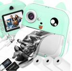 Laste kiirpildikaamera rihma ja 3 paberirulliga