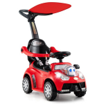 3-in-1 l&uuml;kandauto koos t&otilde;ukerauaga Slide car Slide car koos hoiuruumiga Slide car red