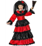 "SE&Ntilde;ORITA" (kleit traadist r&otilde;nga ja pitsist peapaelaga)