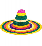 "MITMEV&Auml;RVILINE SOMBRERO" 50 cm