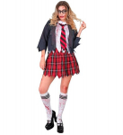 "ZOMBIE SCHOOLGIRL" (jakk s&auml;rgi, seeliku, lipsu ja sokkidega)