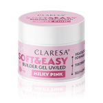 K&uuml;&uuml;nte ehitusgeel Claresa Soft & Easy Milky Pink 45 g roosa