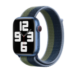 Nailon Rihm Apple Watch jaoks &ndash; S&uuml;vikusinine/Samblaroheline 38/40/41mm