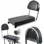 Jalgratta istmepadi Sadula seljatugi Tagumine must