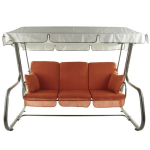 Aia kiik terrassile Rimini D001-04PB hallist pol&uuml;estrist lamamistool terasraamiga