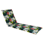 Lamamistooli padi Home4You SUMMER FLOWER 55x190 cm, tume lilleline, pol&uuml;ester