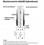 Gerda H Plus 75x17 mm k&auml;epidemega lukk, 5 v&otilde;tit